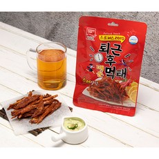 [어심원] 매운맛 퇴근후 양념먹태 35g 10개/ 조미 먹태채 맥주 안주, 10개