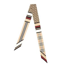 [버버리] BURBERRY 몽타주 실크 스키니 스카프(8037017/8056026/8037
