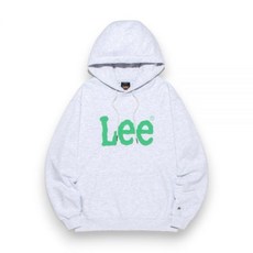 LEE 빅 트위치 로고 후드 라이트 그레이 250442