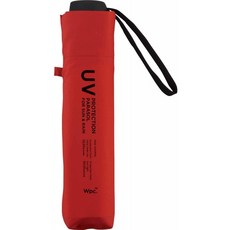 월드 파티 (Wpc) 양산 접는 우산 여성 우산 봉투 포함 차광 파라솔 남여 55cm801-9236RD 레드 크기 : 24, 1, 단일상품
