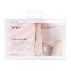 비비안 앞무봉제 면스판 임부용팬티 컬러세트 BP6607