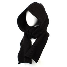 [유니버셜케미스트리] Wool Black Muffler Balaclava 바라클라바, 단품