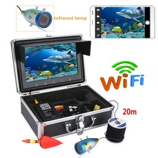 9 "1000tvl 수중 낚시 비디오 카메라 키트 IOS 용 안드로이드 app의 HD Wifi 무선은 비디오 레코드를 지원하고 사진을 찍습니다.|물고기 탐지기|, 1개, WF 50M IR LED, CHINA