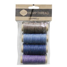 세기텍스타일 0.8mm 25yard 햄프끈 4개입 세트 (13color), 23m, No.8