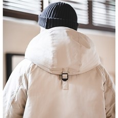 남성자켓 산계 빈티지 하이넥 후드 패딩 겨울 도톰 솜옷 재킷 TS2207016
