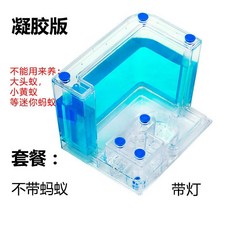 개미집 개미 공방 성 장원 별장 농장 관찰 케이스매우 빅사이즈 포장 2020, T18-K32-블루타이 램프(개미 없음)기르다 소형 개미