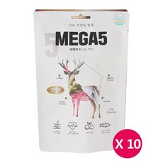  펫프렌즈 펫프렌즈 메가파이브 150g x10개 강아지/고양이 오메가3 사슴져키간식, 상세 설명 참조, 상세 설명 참조, 단일옵션 