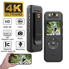 VANDLIONA39 자전거 블랙박스 울트라 HD 4K 미니 카메라 와이파이 휴대용 소형 디지털 비디오 녹음기 경찰 바디캠 적외선 야간 투시경 미니어처 캠코더, 4) 4K Mini Camera - Add 128GB, 4) 4K Mini Camera - Add 128GB