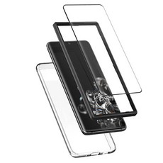 신지모루 3세대 풀커버 플렉시블 액정보호필름 + 에어클로 휴대폰 케이스, 1세트