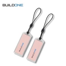 빌드원 디지털도어락 카드키 키태그 13.56MHZ 고리형 핑크, 빌드원 핑크 고리형, 1개