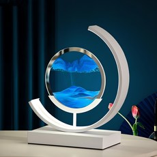 Alpha Plan 沙孔沙漏氛圍燈 16cm SAML, 白色 藍色