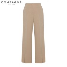 꼼빠니아 밑단 턱 와이드 팬츠-CS22WP0206411A
