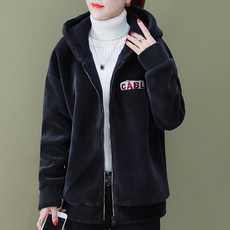 엘레스 여성코트 여성점퍼 루즈핏 자체제작 양털 겨울 코트