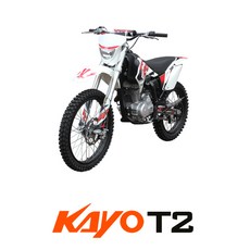 kayoT2 오프로드바이크 산악용오토바이, 화이트, kayo T2 250cc
