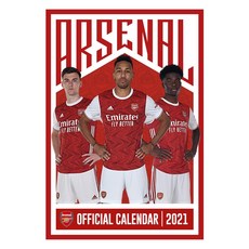 Arsenal FC Official 아스날 2021년 달력 A3