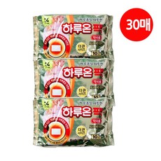 하루온 핫팩 붙이는 타입 50g, 30개입