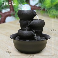 실내분수대 인테리어 가습돌 미니 가습기 운수대통 만사형통 개업선물 축하, 디자인 15