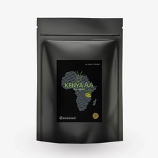 BLACK BEANS 케냐AA 홀빈 분쇄 200g 원두 커피, 커피메이커/핸드드립(중간분쇄)