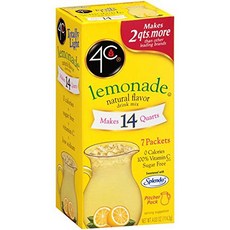 4C Totally Light Lemonade 7-Count Packets (Pack of 4)