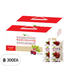 제주레드비트 사과즙, 100ml, 300개