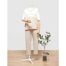 [피그먼트] 배색V조끼