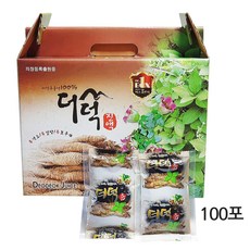 제주 무첨가 더덕즙 110ml 100포
