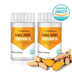 식약청 HACCP 수용성 커큐민 분말 가루 정 인도산 강황추출물 도담도담 커큐민정, 1개