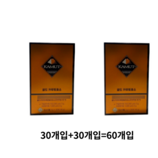 KAMUT 골드 카무트 효소, 6박스, 3g, 60개입
