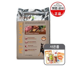 [펫컴] 펫발란스 양고기와 쌀 대용량 강아지 사료_ 10kg, 상세 설명 참조, 1개