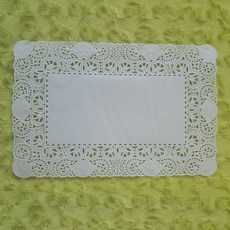 사각 도일리페이퍼 20x30cm 250매 사각형 도일리 (화이트색상)
