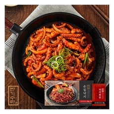 [반기수라] 손질낙지 150g x 6팩+비법 매콤소스 50g x 6팩 (총 1.2kg), 1개