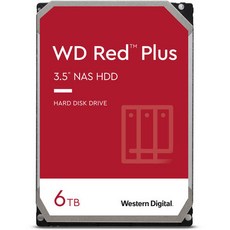 WD WD 6TB Red Plus 5400 rpm SATA III 3.5 Internal NAS HDD, 상세내용참조