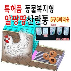 특허 품 알 팡팡 5 구 알 품고 먹는 닭과 완전 분리 깨끗한 알 수거 특별한 닭 산란통 알 알낳는통, 5구용1박스