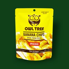 오울트리 바나나칩 오리지널, 60g, 1세트