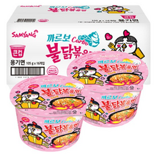 삼양 큰컵 까르보 불닭볶음면 105g, 272개