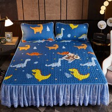 싱글침대숏레이스커버