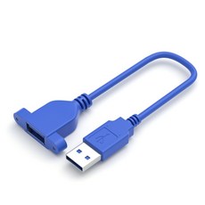 산업용 컴퓨터 PC용 나사 패널 장착 USB 3.0 확장 케이블 USB 3.0/USB 2.0 암수 어댑터 코드