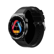 QCY Watch GT2 스마트 워치 대형 HD AMOLED, 블랙