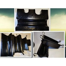 동물 초음파 패드 고정 수술용 쿠션 펫 강아지 V형, 1개, 블랙 유광블랙 L V(U)형 34X75