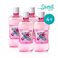 삼일 치카치카 프레쉬액 어린이 구강청결제, 360ml, 4개