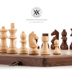 고품격 수제 호두나무 원목체스 고급체스 CHESS