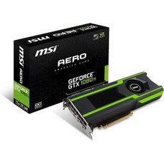 MSI 비디오 그래픽 카드 GTX 1080 TI AERO 11G OC, 1개