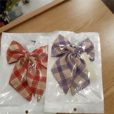 스쿨체크리본타이여아정장
