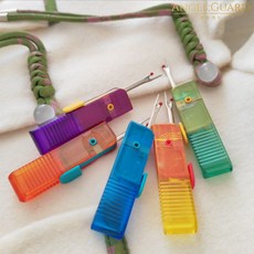 접이식 실뜯개 실밥제 거기 스티치 바느질 솔기 수선 라벨택 옷택, 오렌지, 1개