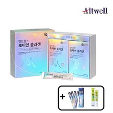 앨트웰 초미인 콜라겐 저분자피쉬콜라겐 3000mg함유 석류향 젤리타입 흡수가 빠름 맛있게 간편하게 섭취 개별스틱포장 하루한포, 20g x 60포