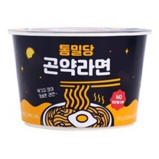 통밀당곤약라면