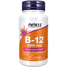 나우푸드 B-12 1000mcg 로젠지 비건, 250정, 1개
