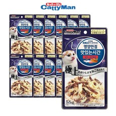 캐티맨 맛있는시간 고양이간식 55g, 1개, 참치&닭가슴살55gx 12개