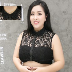 해외 봄 여름 시즌 오버사이즈 레이스 인형카라 페이크카라 여셔츠 칼라 베스트-14359