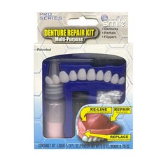 Instant Smile Multi Purpose Denture Repair Kit Instant Smile 다목적 덴처 수리 키트, 1개